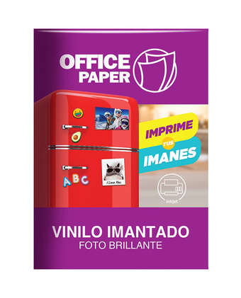 Tiendas EFE Vinilo imantado office paper brillante 650g por 01 hoja a4 oferta