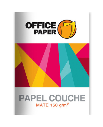 Tiendas EFE Papel couche office paper mate 150g por 25 hojas a4 oferta