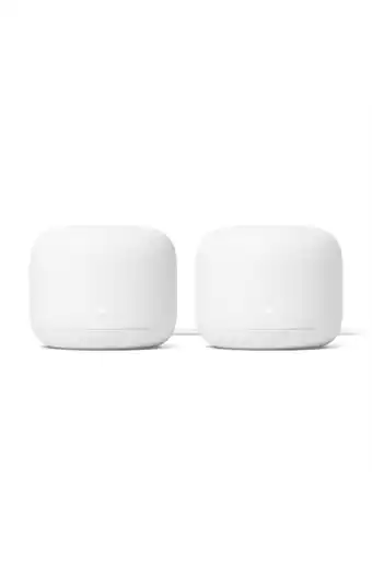 Tiendas EFE Asistente google y repetidor de señal nest wifi 2 pack con un router y un punto wifi oferta