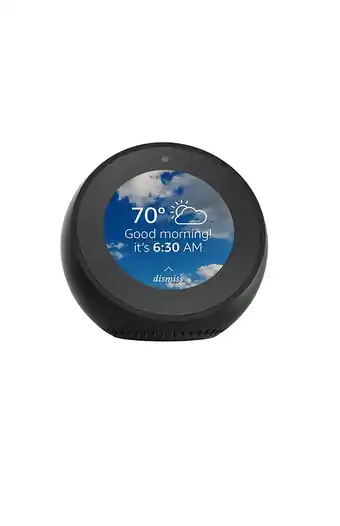Tiendas EFE Reloj despertador inteligente amazon echo spot - negro oferta