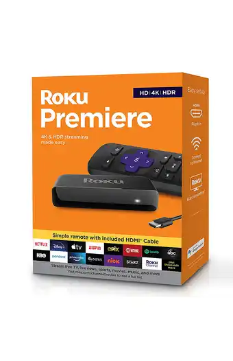 Tiendas EFE Convertidor a smart tv roku premiere 4k reproduce disney netflix prime oferta