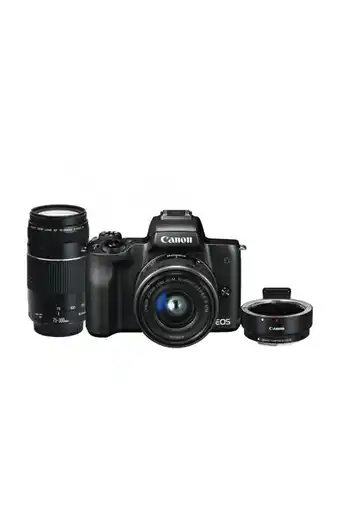 Tiendas EFE Combo 56 canon m50mkii + 75-300 + adaptador oferta