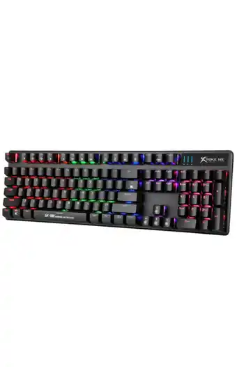 Tiendas EFE Teclado mecánico gamer xtrike me gk-980 104 teclas oferta