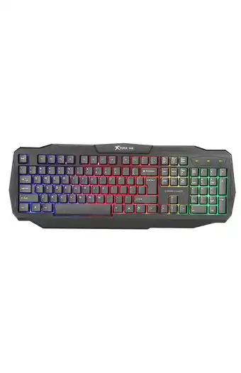 Tiendas EFE Teclado gamer xtrike me kb-302 104 teclas luz led oferta