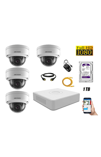 Tiendas EFE Cámara de seguridad ip poe 1080 púrpura exterior kit 10 hikvision disco 1tb wd púrpura oferta