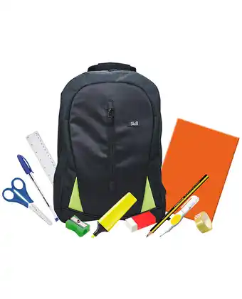 Tiendas EFE Kit escolar skill: mochila + útiles escolares oferta