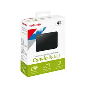 Tiendas EFE Disco duro externo toshiba 4tb canvio basics usb 3.3 oferta