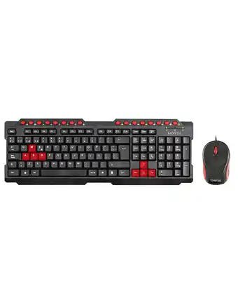 Tiendas EFE Teclado cybertel prince cyb t2000 multimedia + mouse - negro oferta
