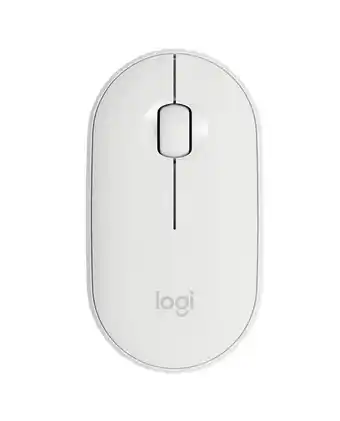 Tiendas EFE Mouse inalámbrico logitech pebble m350 blanco oferta