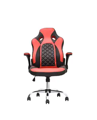Tiendas EFE Silla gamer mont roja con negro oferta