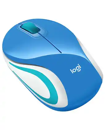Tiendas EFE Mouse inalámbrico logitech m187 - azul oferta