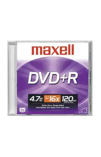 Tiendas EFE Disco dvd+r maxell 4.7 gb 16x caja slim oferta