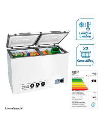 Tiendas EFE Congeladora coldex ch40 bl 339 litros - blanco oferta