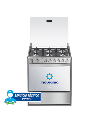 Tiendas EFE Cocina a gas indurama galicia plus 6 hornillas - gris oferta