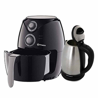 Tiendas EFE Freidora de aire imaco + hervidor ke1801 oferta