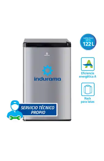 Tiendas EFE Frigobar indurama ri-159 122lt - silver oferta