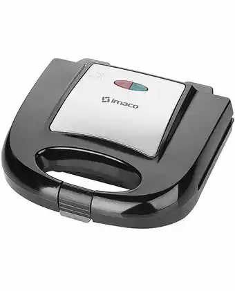 Tiendas EFE Sandwichera imaco para 2 panes 750w - negro oferta
