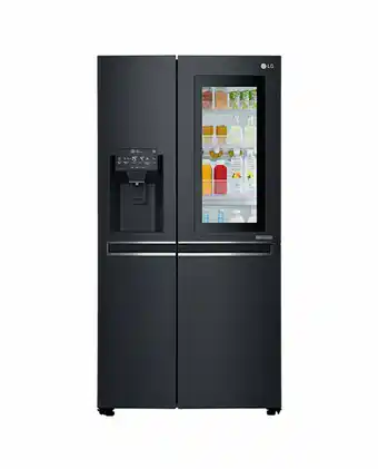 Tiendas EFE Refrigeradora lg instaview side by side ls65sxt 601l con hygiene fresh - negro mate oferta