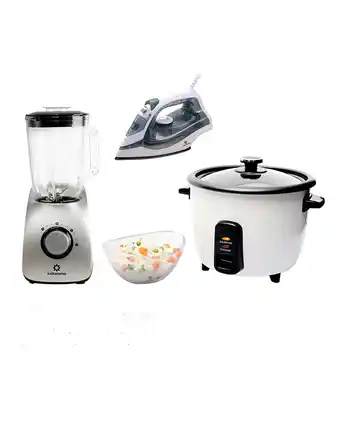 Tiendas EFE Combo indurama: licuadora + olla arrocera + plancha oferta