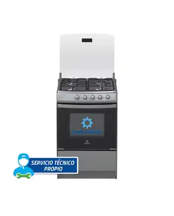 Tiendas EFE Cocina a gas indurama navarra s 4 hornillas - silver oferta