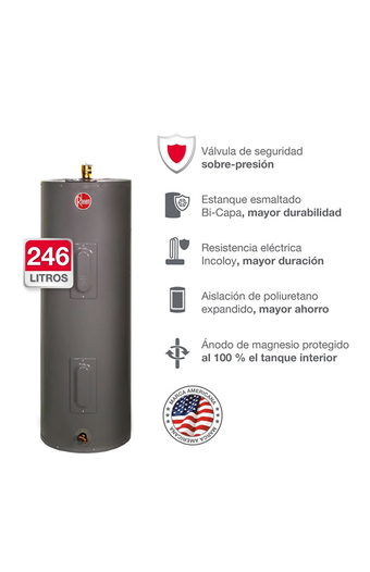 Tiendas EFE Terma eléctrica rheem 246 lt 220/6kw oferta