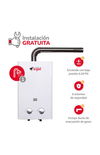 Tiendas EFE Terma a gas bryant 6 l gn tf oferta