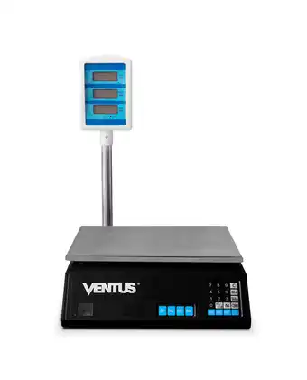 Tiendas EFE Balanza digital ventus 40 kg con torre oferta
