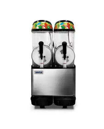 Tiendas EFE Máquina de granizado ventus 2 vasos con cenefa 12x2 lts oferta