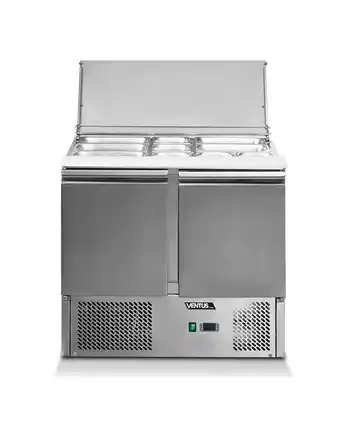 Tiendas EFE Mesa ensaladera ventus 300 lts acero inox. 2 ptas oferta