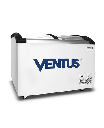 Tiendas EFE Conservadora ventus ctv-320q con tapa vidrio curvo 320 lts oferta