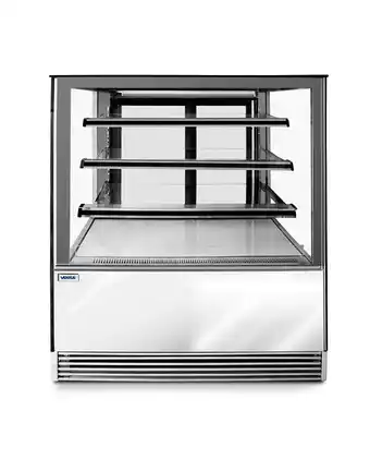 Tiendas EFE Vitrina refrigerada cuadrada ventus 490 lts 3 repisas oferta