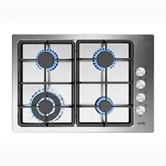 Tiendas EFE Cocina empotrable a gas sole 4 hornillas oferta