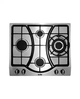 Tiendas EFE Cocina sole acero inox 59 cm para glp o gas natural oferta