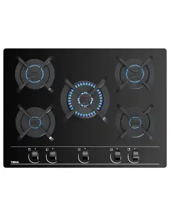 Tiendas EFE Combo teka: encimera cristal gas gbc 75030 kin + campana c 9310 con filtro oferta