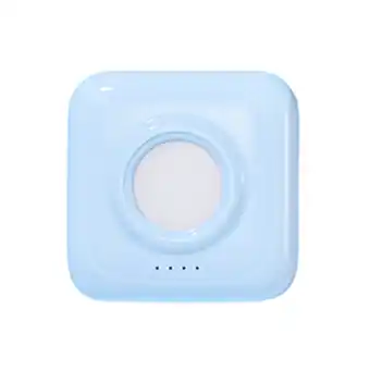 Tiendas EFE Power bank icarer cuadrado con luz 10000mah - azul oferta