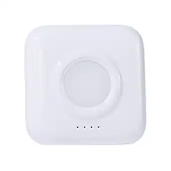 Tiendas EFE Power bank icarer cuadrado con luz 10000mah - blanco oferta