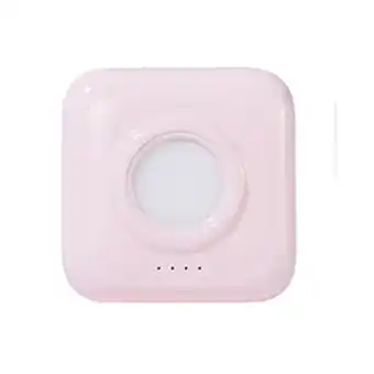 Tiendas EFE Power bank icarer cuadrado con luz 10000mah - rosado oferta