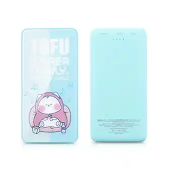 Tiendas EFE Power bank icarer vidrio templado 10000mah - azul oferta