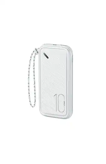 Tiendas EFE Power bank usams 10,000 mah + cinta us-cd150 - blanco oferta
