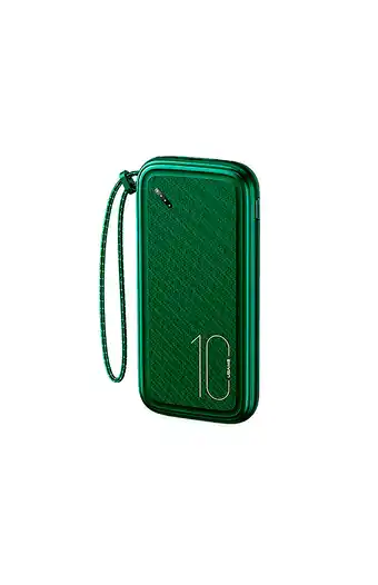 Tiendas EFE Power bank usams 10,000 mah + cinta us-cd150 - verde oferta