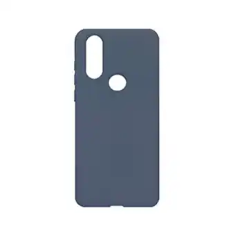 Tiendas EFE Case siliconado para motorola one action azul oferta