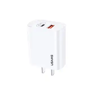 Tiendas EFE Cargador de pared t35 usam 20w us-cc120 - blanco oferta
