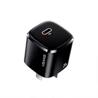 Tiendas EFE Cargador de pared t36 usams 20w us-cc123 - negro oferta