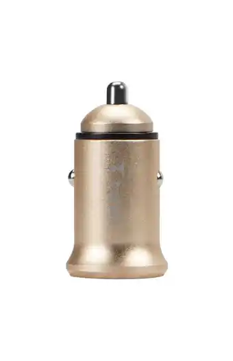 Tiendas EFE Cargador de dos puertos de salida usb t phox zega 3.1a - gold oferta