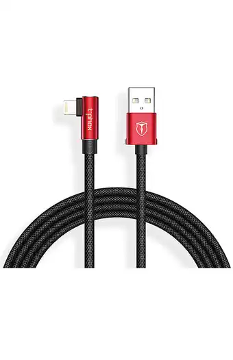 Tiendas EFE Cable lightning para iphone 2.4a t phox champions -negro rojo oferta
