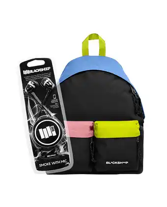 Tiendas EFE Audífonos smoke mic black + mochila several porta laptop oferta