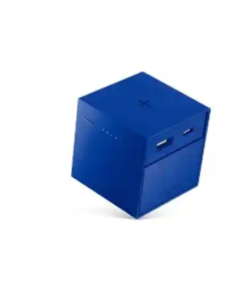 Tiendas EFE Cargador inalámbrico inteligente de 3.000 mah cubo two usbepower - blue oferta