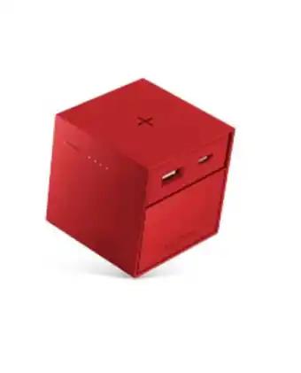 Tiendas EFE Cargador inalámbrico inteligente de 3.000 mah cubo two usbepower - red oferta