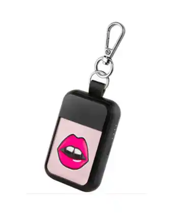 Tiendas EFE Llavero cargador inalámbrico de 1.000 mah keywi one usbepower - lips pink oferta
