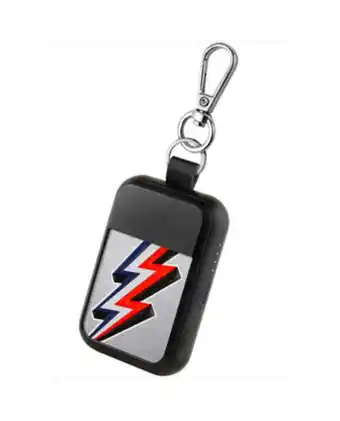 Tiendas EFE Llavero cargador inalámbrico de 1.000 mah keywi one usbepower - lightning silver oferta